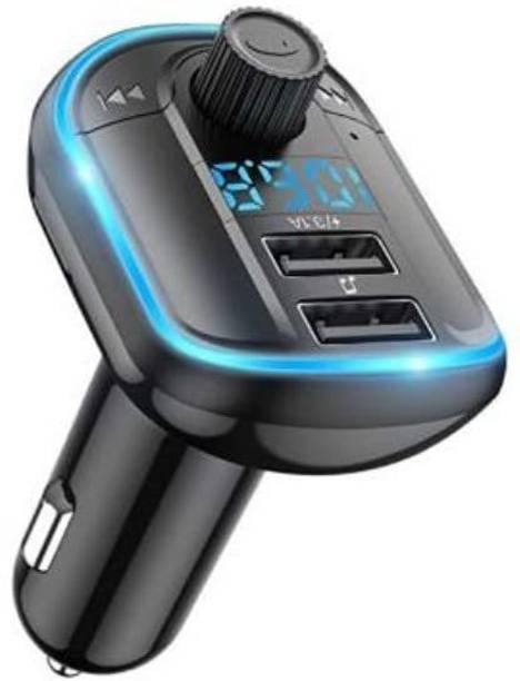 Cloudsale v5.0 Car Bluetooth Device with FM Transmitter, Audio Receiver, Car Charger