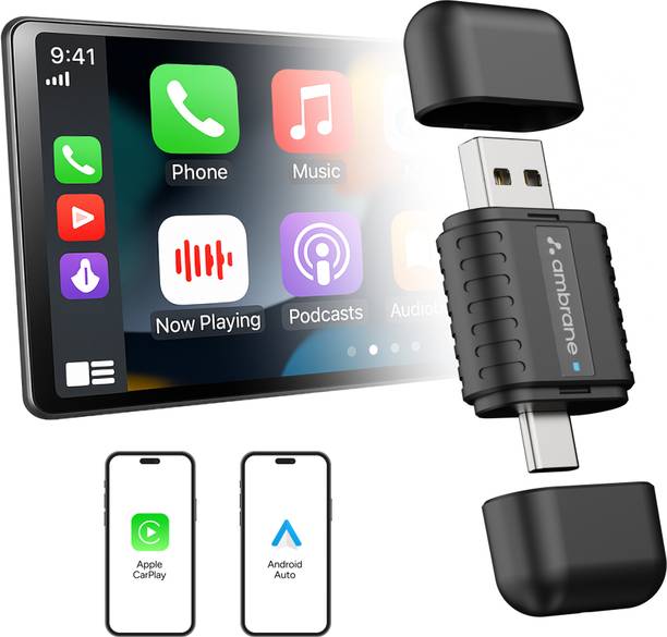 Ambrane v5.0 Car Bluetooth Device with Audio Receiver