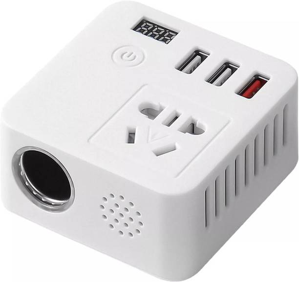 Starq Car Power Inverter 200W with 2USB+1CType+1 AC Port for Laptop and Mobile Charge Car Laptop Charger