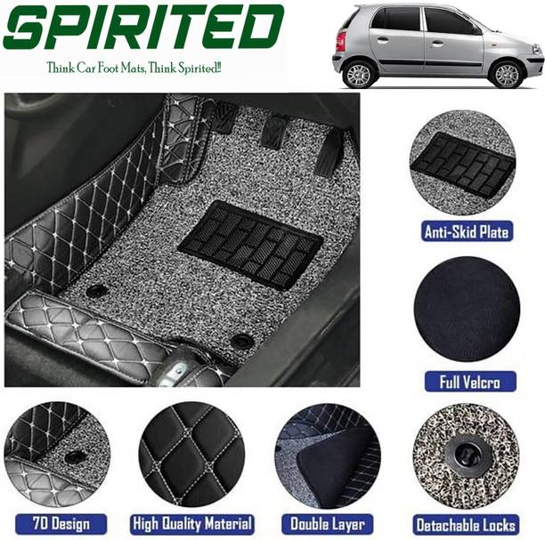 SPIRITED Leatherite 7D Mat For  Hyundai Santro Xing