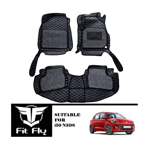 Fit Fly Leather 7D Mat For  Hyundai Grand i10 Nios