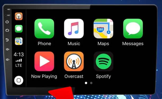 मॉडरवी 1280p Android Display Auto Car Play 2GB RAM 32GB ROM Split Screen | Mirror Link कार स्टीरियो