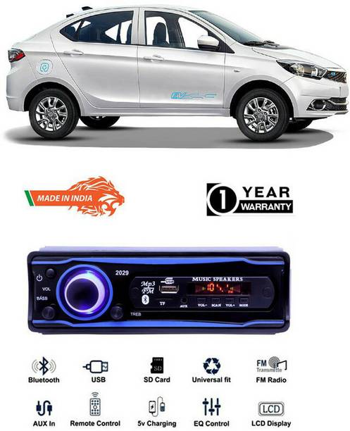 Dvis Blue 2029 USB/AUX/SD/BLUETOOTH/FM/MP3 BOOM MASTER STANDARD D-1512 Car Stereo