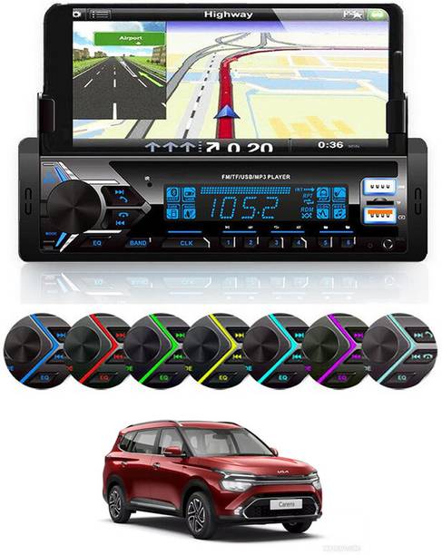 RKPSP Car Stereo MP3 Player with Phone Holder/BT/FM/USB/AUX/TF Card Universal-43 Car Stereo