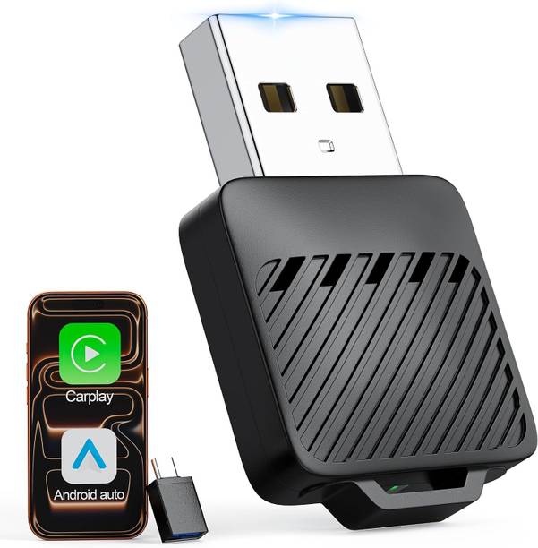 Obvie Wireless CarPlay Adapter Plug & Play USB Android Auto Fast Auto Connect Car Stereo