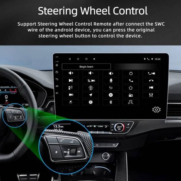 gadget gem 9-Inch Android Car Stereo & Frame for Maruti Suzuki Brezza Car Stereo