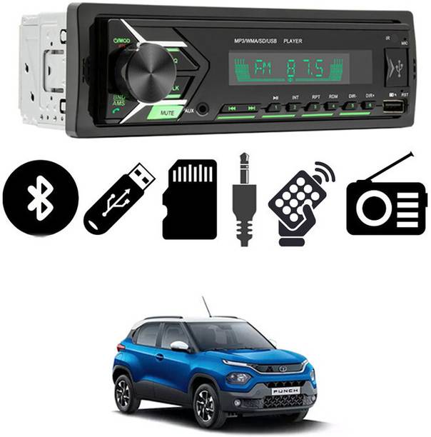 MATIES Single DIN 2093 Bluetooth Car Stereo USB/BT/Aux/FM with Remote Control-172 Car Stereo