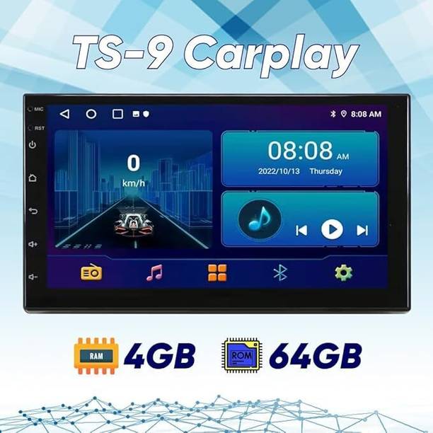 मॉडरवी 9inch For TATA TS9 Car|Gorilla Glass IPS Full HD Display |4GB/64GB| Android 12 | कार स्टीरियो
