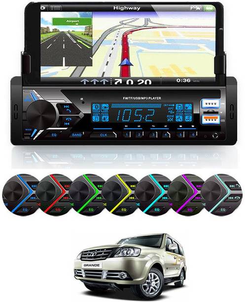 MATIES Media Player With Phone Holder MP3 Player with BT/FM/USB/AUX For-Grand Dicor Car Stereo