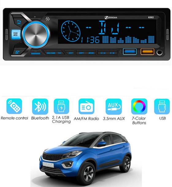 MATIES Media Player MP3 With Duel USB,Bluetooth,TF Card/Aux & Remote Control 159 Car Stereo