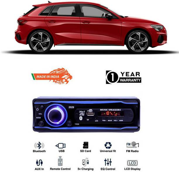 Dvis Blue 2029 USB/AUX/SD/BLUETOOTH/FM/MP3 BOOM MASTER STANDARD D-1859 Car Stereo