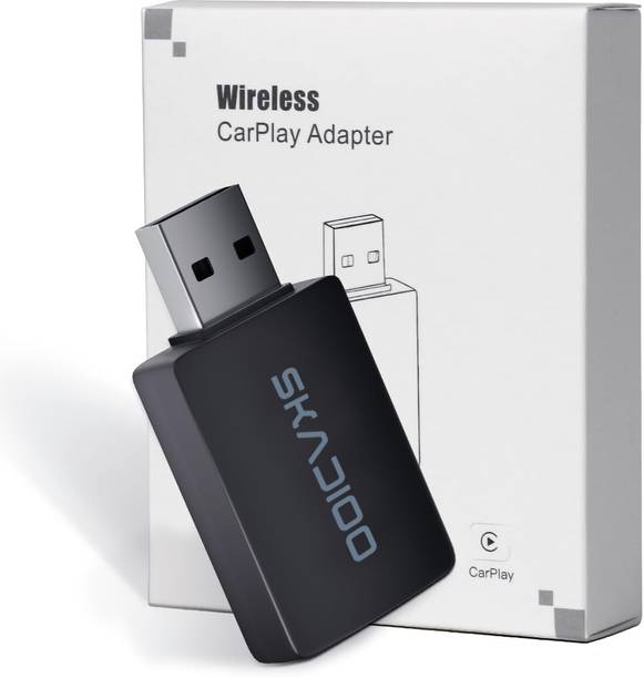 Skadioo Wireless CarPlay Adapter Convert Wired Carplay/Android auto Dongle to Wireless Car Stereo