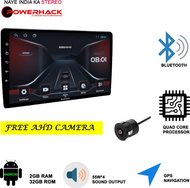 Powerhack Alpha1 9" Car Android 2GB/32GB Touch Screen Quad Core Processor 1280P HD Screen Car Stereo