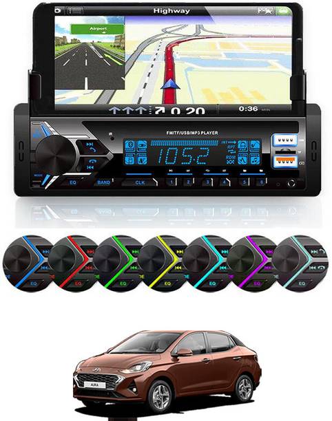 RKPSP Car Stereo MP3 Player with Phone Holder/BT/FM/USB/AUX/TF Card Universal-24 Car Stereo