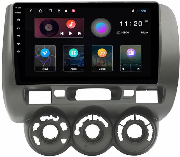 Trony 9 Inch Android Auto/CarPlay | 4/64GB | IPS Display for City ZX | GPS, AHD Camera TT0 Car Stereo