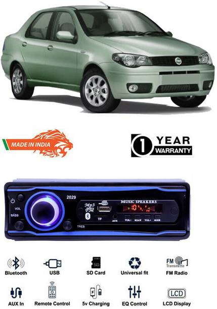 Dvis Blue 2029 USB/AUX/SD/BLUETOOTH/FM/MP3 BOOM MASTER STANDARD D-1358 Car Stereo