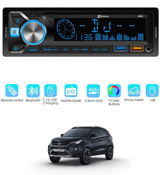 MATIES MP3 Smart Media Player With Bluetooth support TF Card/USB/Aux&Remote Control.154 Car Stereo