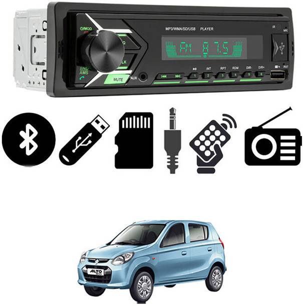 MATIES Single DIN 2093 Bluetooth Car Stereo USB/BT/Aux/FM with Remote Control-11 Car Stereo