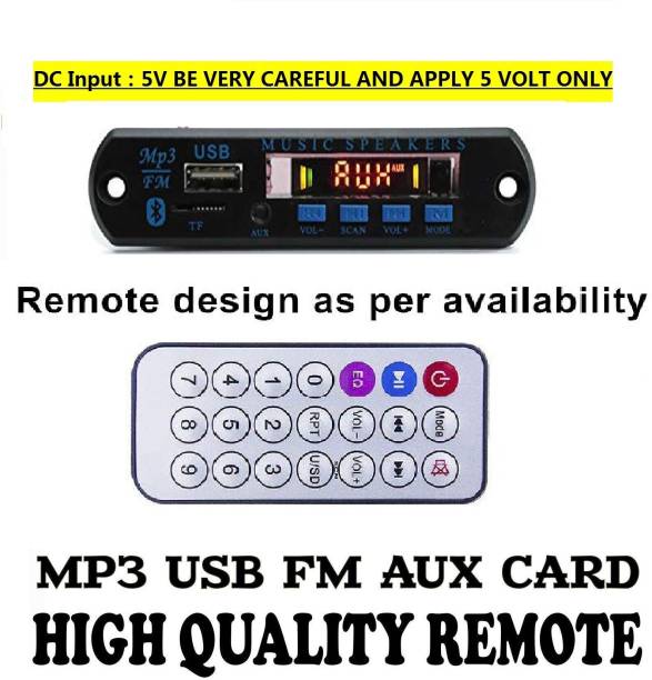 Divinext Mini Car MP3 Player Mini Dibbi Bluetooth MP3/ USB/ AUX/ BT Car Media Player FM Radio