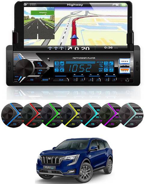 RKPSP Car Stereo MP3 Player with Phone Holder/BT/FM/USB/AUX/TF Card Universal-267 Car Stereo