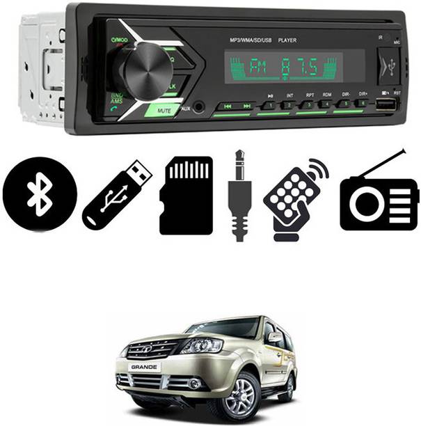 RKPSP 2093 Single DIN Bluetooth Car Stereo USB/BT/Aux/FM with Remote Control-99 Car Stereo