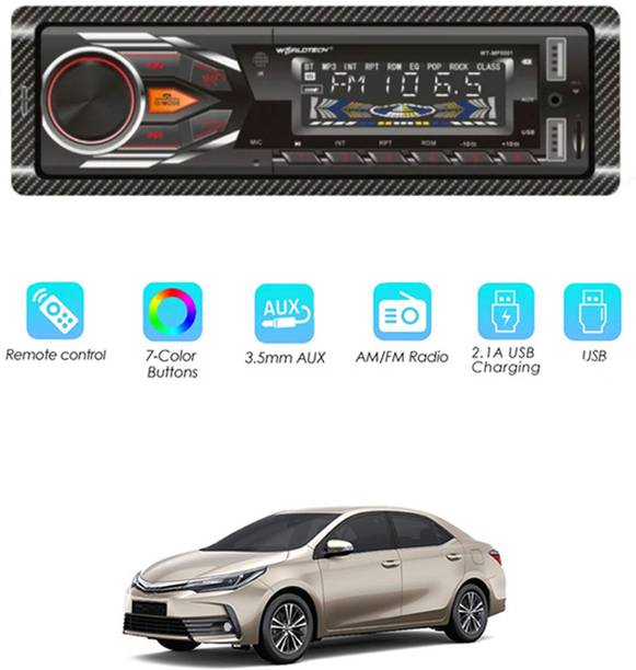 MATIES Dual USB MP3 Media player with TF Card/AUX & Remote Cotrol 10 Car Stereo