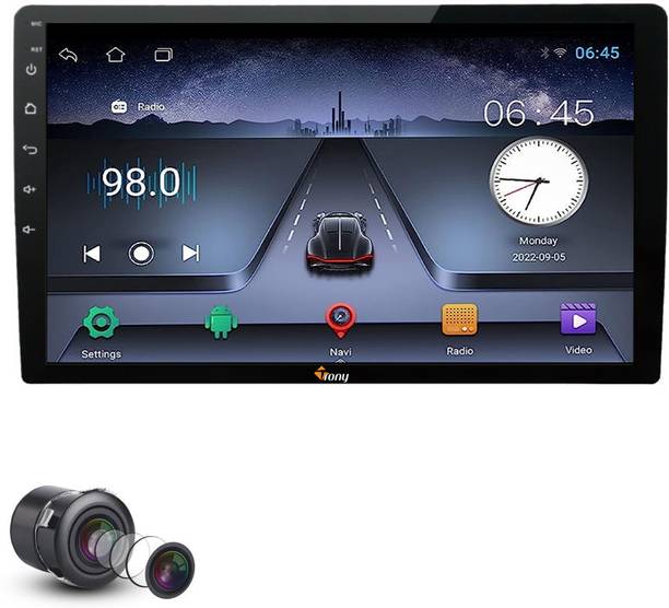 ट्रोनी 9-Inch Android Car Stereo | 4GB RAM + 64GB ROM | Reverse Parking Camera Included कार स्टीरियो