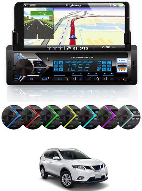 MATIES Media Player With Phone Holder MP3 Player with BT/FM/USB/AUX For Universal-318 Car Stereo