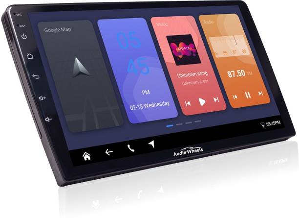 Audio Wheels 9 Inch Android Multimedia Player | 2GB RAM 32GB ROM | 360° Camera Compatible Car Stereo