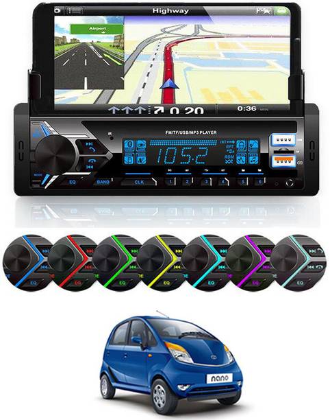 RKPSP Car Stereo MP3 Player with Phone Holder/BT/FM/USB/AUX/TF Card Universal-154 Car Stereo
