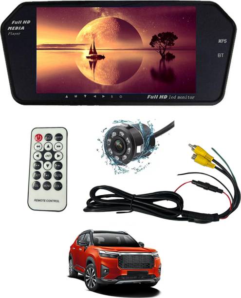 MSNP 7inch BT Monter Screen With HD Revice Camera & remote Universal For Car 88 Black LED