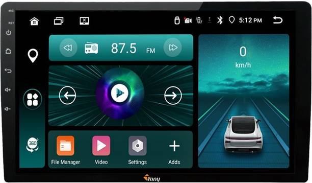 Trony Universal 9-Inch Android Car Stereo | 4GB RAM | 32GB ROM | Touchscreen Display Car Stereo