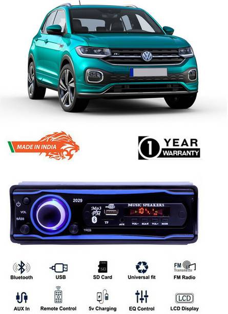 Dvis Blue 2029 USB/AUX/SD/BLUETOOTH/FM/MP3 BOOM MASTER STANDARD D-1609 Car Stereo
