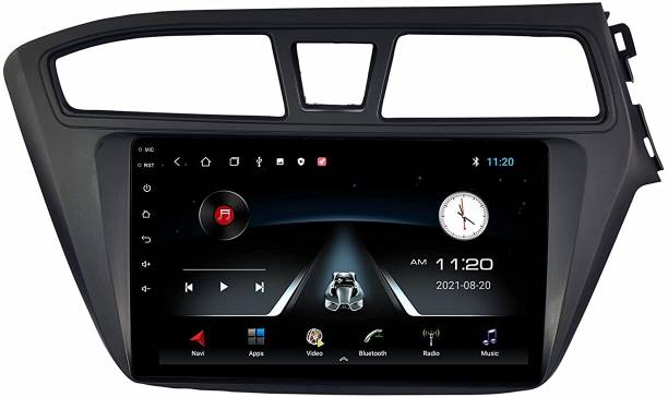 मॉडरवी 9Inch Android System for Hyundai i20 Elite(2014-17) 2/32GB,Camera,Frame & Socket कार स्टीरियो