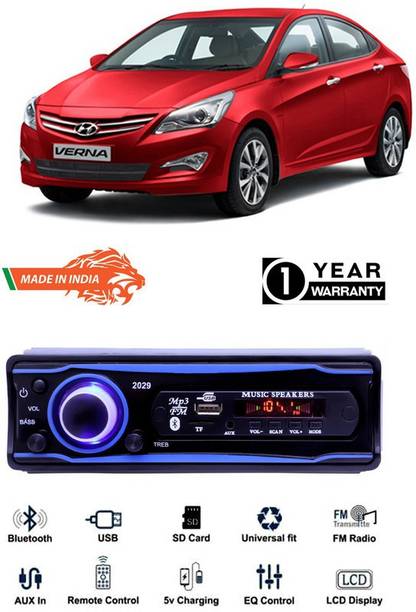 Dvis Blue 2029 USB/AUX/SD/BLUETOOTH/FM/MP3 BOOM MASTER STANDARD D-3455 Car Stereo