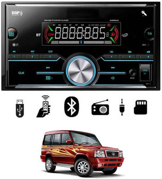 MATIES Double Din Car Stereo MP3 Player with Bluetooth,FM,USB,AUX,Audio Receiver-208 Car Stereo
