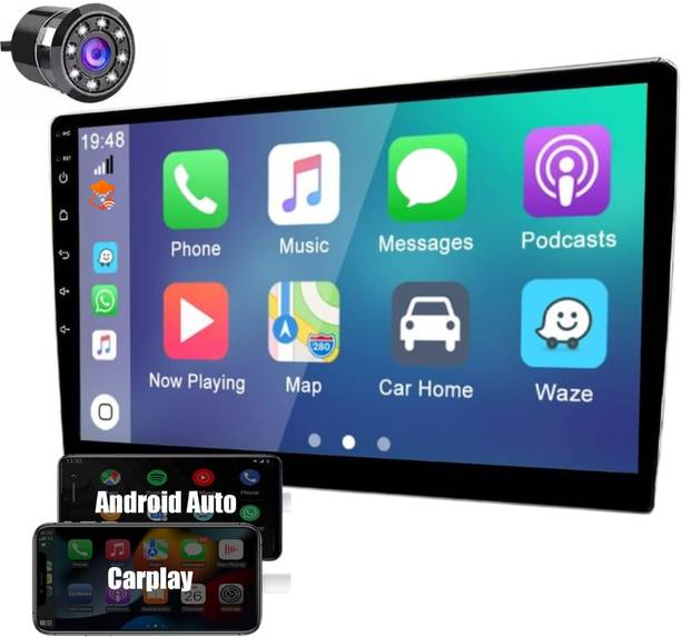 Modorwy 9 inch Car Android System 4/64GB Wireless CarPlay Stereo With AHD Reverse Camera Car Stereo