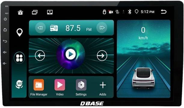 DBASE 9-Inch Android Car Stereo | 4GB RAM + 64GB ROM | Android 14 | Bluetooth Car Stereo