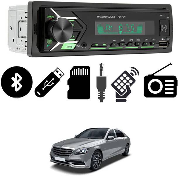 MATIES USB/BT/Aux/FM J3L 2093 Singal Din Bluetooth Car Stereo With Remote Control-S350 Car Stereo