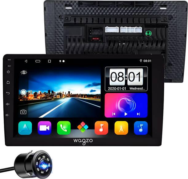 Wagzo 9 Inch Car Android TS9 4GB+64GB,4th Gen,4 Core,IPS Display,LED CAMERA|WAP-24 Car Stereo