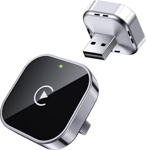 VELOGK Wireless CarPlay & Android Auto Adapter-Mini USB, Plug & Play,Phone&Andoid, Car Stereo