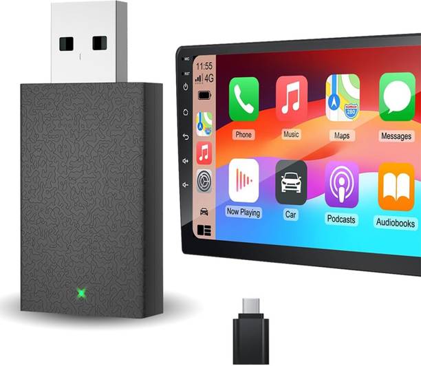 Obvie 2-in-1 Wireless CarPlay & Android Auto Adapter, Converts Wired to Wireless Car Stereo