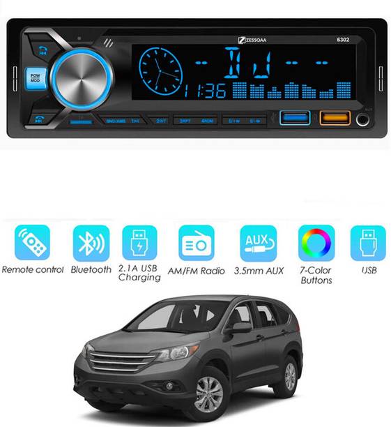 MATIES Media Player MP3 With Duel USB,Bluetooth,TF Card/Aux & Remote Control 61 Car Stereo