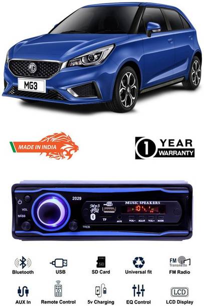 Dvis Blue 2029 USB/AUX/SD/BLUETOOTH/FM/MP3 BOOM MASTER STANDARD D-2633 Car Stereo