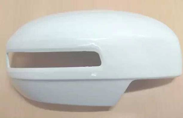 kylo White Side Mirror Cover for Cars| Compatible for Maruti Swift Plastic Car Mirror Cover