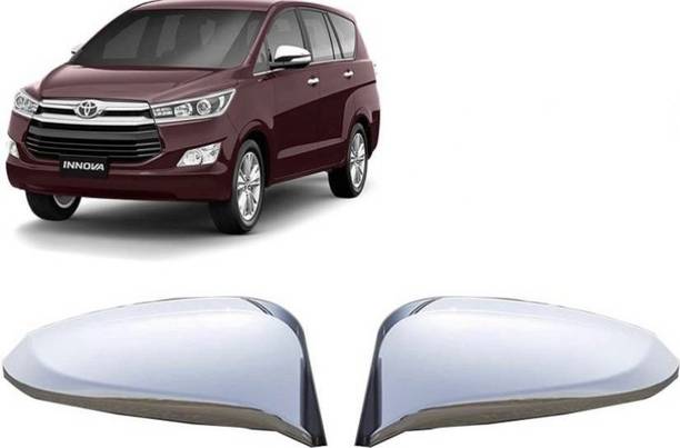 AMARIO Innova Crysta 2016 Onwards Chrome Side Mirror ORVM Chrome Cover Plastic Car Mirror Cover
