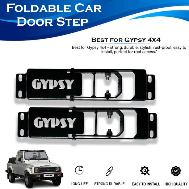 ASRYD Door Hinge Step with Folding Foot Pedal Compatible for Gypsy Foot Pedal Car Pedal Assembly