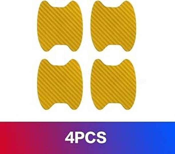 KGN BEAUTY 4 Pcs GOLDEN Car Door Handle Scratch Protector Car Pet Door Protector
