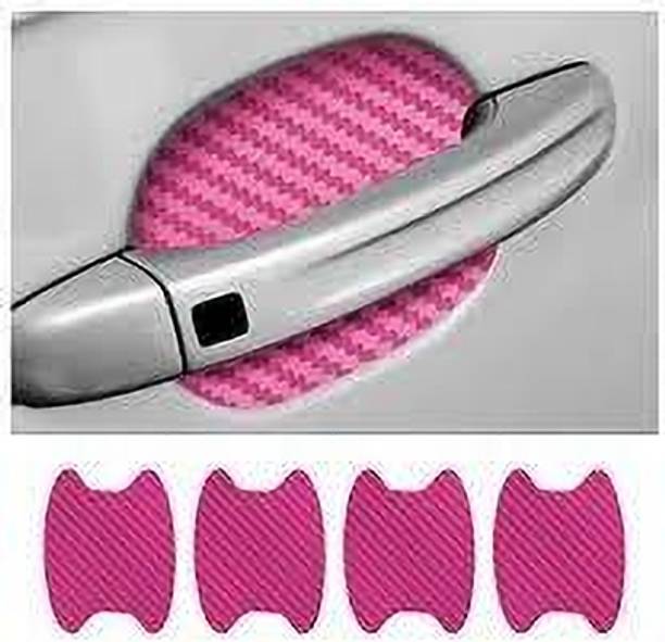KGN BEAUTY PINK Handle Guard Sticker Paint Protection Universal For All Cars Car Pet Door Protector