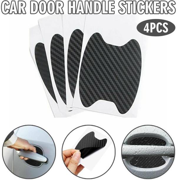 colorsole BLACK Handle Guard Sticker Paint Protection Universal For All Cars Car Pet Door Protector